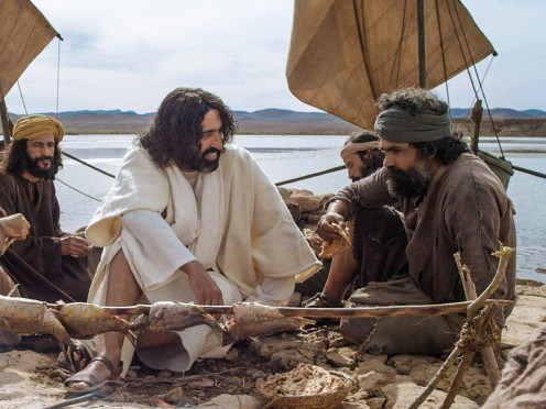 Jesus at breakfast